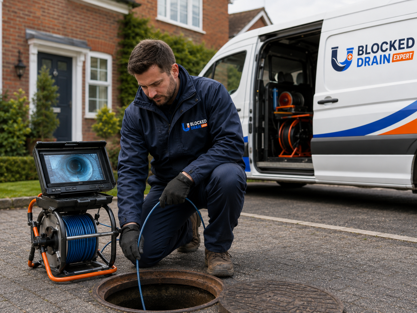Blocked Drain Expert drainage service equipment and vehicle